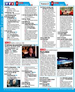 Télé Star 2499 JOURNÉE JEUDI 29 AOÛT
