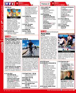 Télé Star 2500 JOURNÉE DIMANCHE 1ER SEPTEMBRE