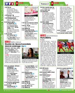 Télé Star 2500 JOURNÉE MARDI 3 SEPTEMBRE