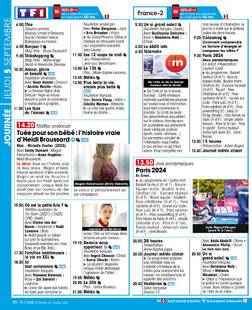 Télé Star 2500 JOURNÉE JEUDI 5 SEPTEMBRE
