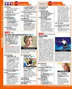 Télé Star 2500 JOURNÉE VENDREDI 6 SEPTEMBRE
