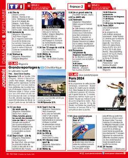 Télé Star 2501 JOURNÉE DIMANCHE 8 SEPTEMBRE