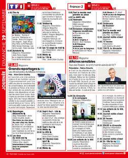 Télé Star 2504 JOURNÉE DIMANCHE 29 SEPTEMBRE