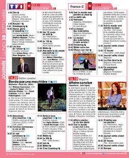 Télé Star 2504 JOURNÉE LUNDI 30 SEPTEMBRE