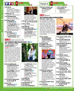Télé Star 2505 JOURNÉE MARDI 8 OCTOBRE