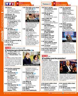 Télé Star 2535 JOURNÉE VENDREDI 9 MAI