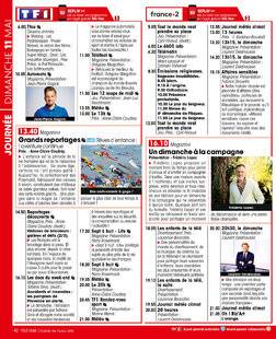 Télé Star 2536 JOURNÉE DIMANCHE 11 MAI
