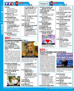 Télé Star 2536 JOURNÉE JEUDI 15 MAI