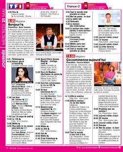 Télé Star 2537 JOURNÉE MERCREDI 21 MAI