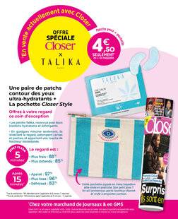 Télé Star 2540 Closer x TALIKA PARIS