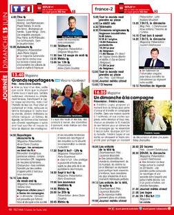 Télé Star 2541 JOURNÉE DIMANCHE 15 JUIN