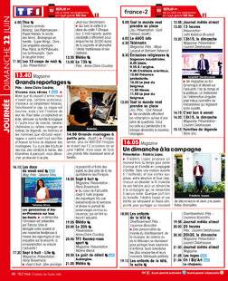 Télé Star 2542 JOURNÉE DIMANCHE 22 JUIN