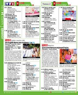 Télé Star 2542 JOURNÉE MARDI 24 JUIN