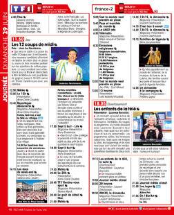 Télé Star 2543 JOURNÉE DIMANCHE 29 JUIN