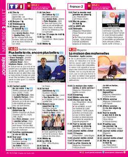 Télé Star 2543 JOURNÉE MERCREDI 2 JUILLET
