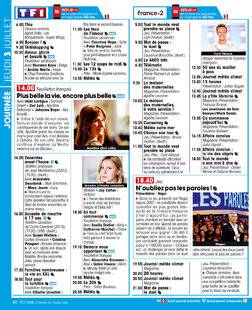 Télé Star 2543 JOURNÉE JEUDI 3 JUILLET
