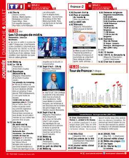 Télé Star 2544 JOURNÉE DIMANCHE 6 JUILLET