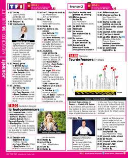 Télé Star 2545 JOURNÉE MERCREDI 16 JUILLET