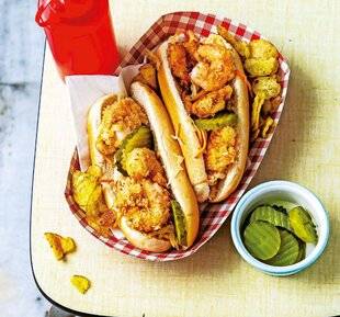 Télé Star 2549 Shrimp Po'Boy Sandwich