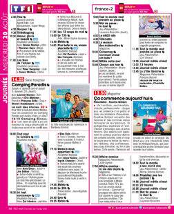Télé Star 2550 JOURNÉE MERCREDI 20 AOÛT