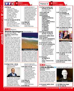 Télé Star 2550 JOURNÉE DIMANCHE 17 AOÛT