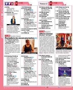Télé Star 2550 JOURNÉE LUNDI 18 AOÛT