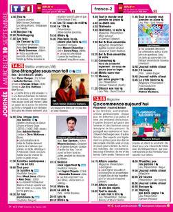 Télé Star 2553 JOURNÉE MERCREDI 10 SEPTEMBRE