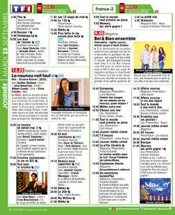 Télé Star 2555 JOURNÉE MARDI 23 SEPTEMBRE