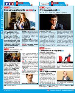 Télé Star 2556 SOIRÉE JEUDI 2 OCTOBRE