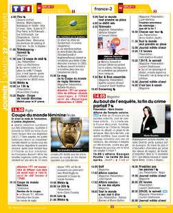 Télé Star 2556 JOURNÉE SAMEDI 27 SEPTEMBRE