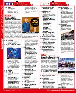 Télé Star 2557 JOURNÉE DIMANCHE 5 OCTOBRE