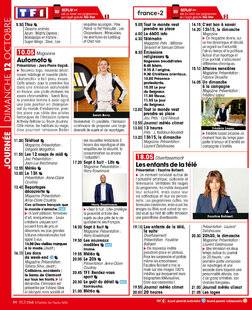 Télé Star 2558 JOURNÉE DIMANCHE 12 OCTOBRE