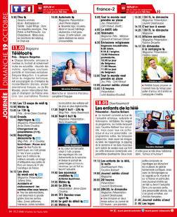 Télé Star 2559 JOURNÉE DIMANCHE 19 OCTOBRE