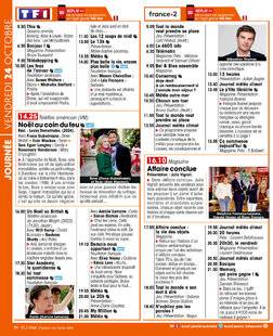 Télé Star 2559 JOURNÉE VENDREDI 24 OCTOBRE