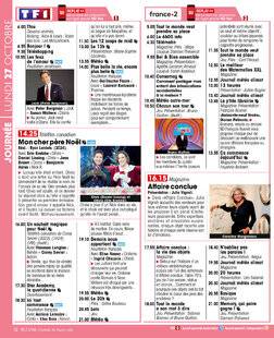 Télé Star 2560 JOURNÉE LUNDI 27 OCTOBRE