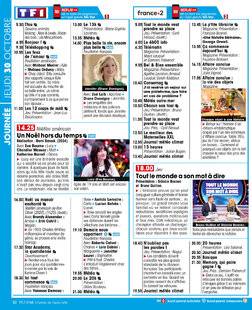 Télé Star 2560 JOURNÉE JEUDI 30 OCTOBRE