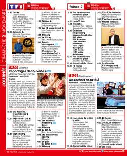 Télé Star 2561 JOURNÉE DIMANCHE 2 NOVEMBRE