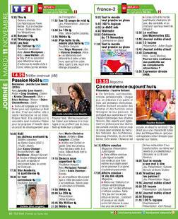 Télé Star 2562 JOURNÉE MARDI 11 NOVEMBRE