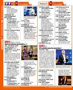 Télé Star 2562 JOURNÉE VENDREDI 14 NOVEMBRE