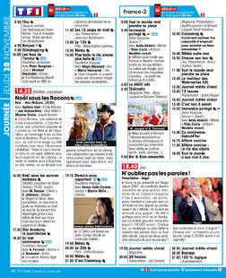 Télé Star 2563 JOURNÉE JEUDI 20 NOVEMBRE