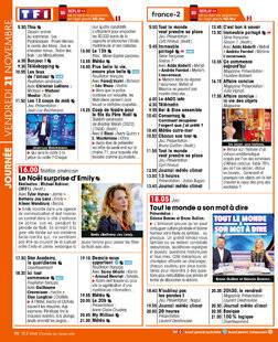 Télé Star 2563 JOURNÉE VENDREDI 21 NOVEMBRE