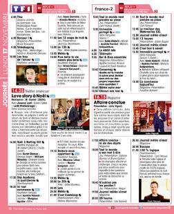 Télé Star 2563 JOURNÉE LUNDI 17 NOVEMBRE