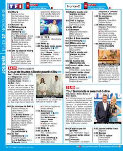 Télé Star 2564 JOURNÉE JEUDI 27 NOVEMBRE
