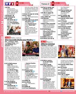 Télé Star 2564 JOURNÉE LUNDI 24 NOVEMBRE