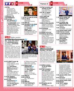 Télé Star 2565 JOURNÉE LUNDI 1ER DÉCEMBRE