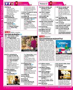 Télé Star 2565 JOURNÉE MERCREDI 3 DÉCEMBRE