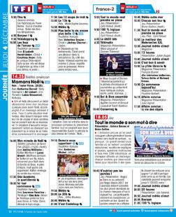 Télé Star 2565 JOURNÉE JEUDI 4 DÉCEMBRE