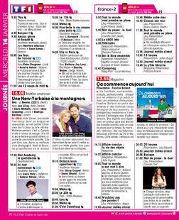Télé Star 2571 JOURNÉE MERCREDI 14 JANVIER