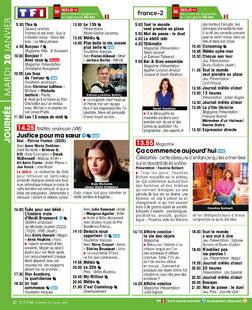 Télé Star 2572 JOURNÉE MARDI 20 JANVIER