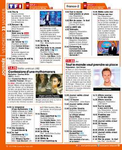 Télé Star 2572 JOURNÉE VENDREDI 23 JANVIER
